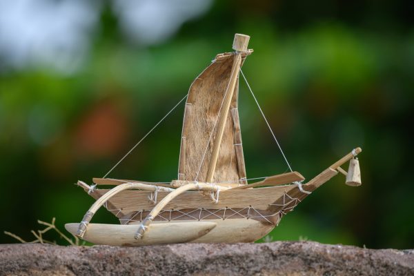 Handmade small traditional wooden boat showcase at Galle fort. miniature woodwork souvenirs. Handmade small traditional wooden boat showcase at Galle fort. miniature woodwork souvenirs.